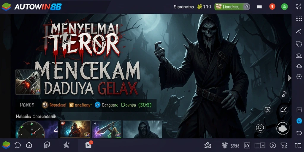 Screenshot AUTOWIN88 menampilkan suasana gameplay bertema Horror yang mendebarkan.