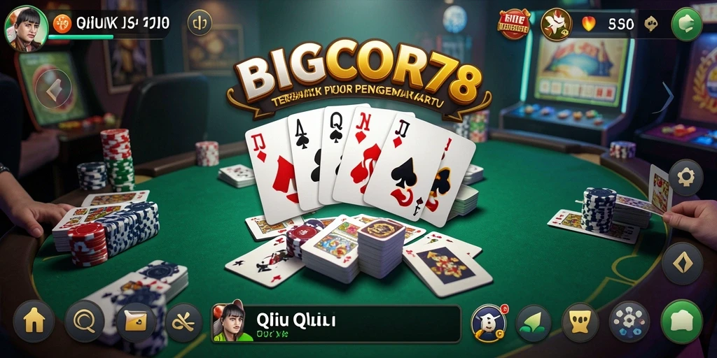 Screenshot gameplay QiuQiu BIGCOR78 dengan grafik menarik.