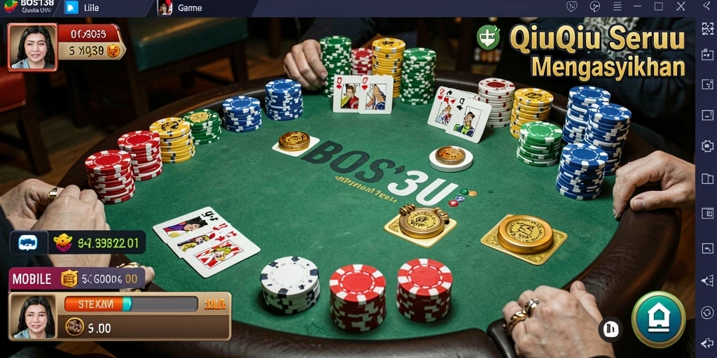 Screenshot gameplay QiuQiu yang menarik di BOS138.
