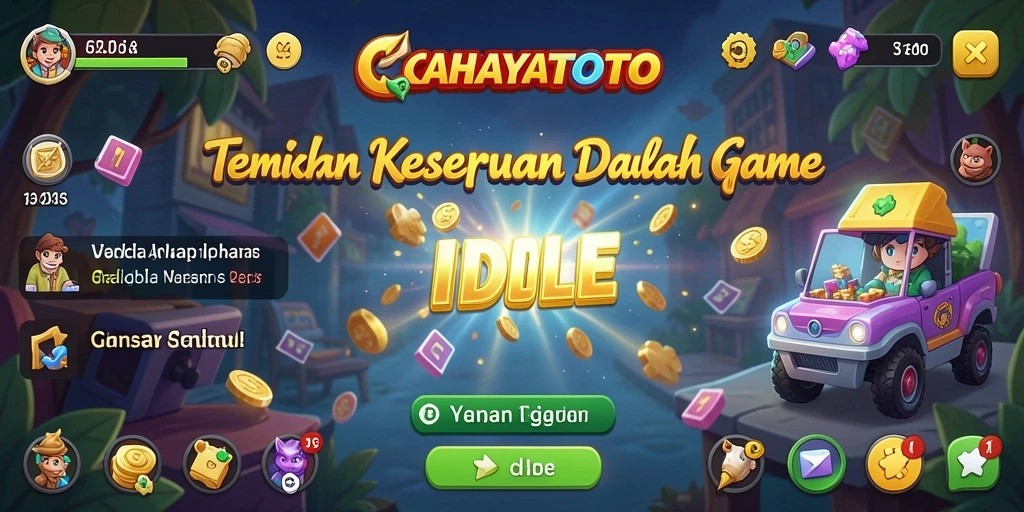Tampilan gameplay menampilkan grafik menarik dan interaksi santai.