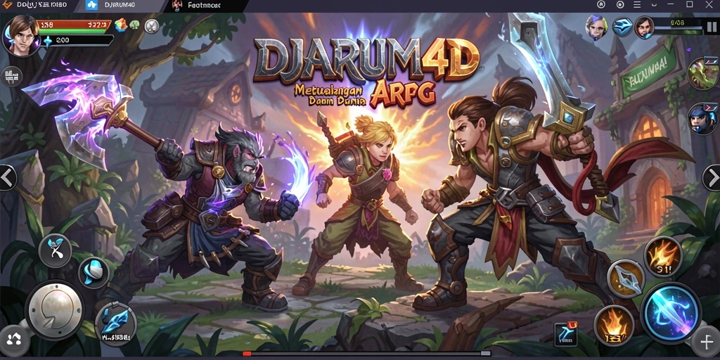 Gameplay seru di dunia fantasi dalam DJARUM4D.