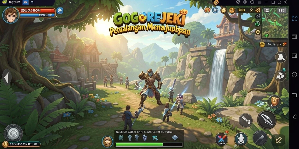 GOGOREJEKI menampilkan gameplay RPG yang mendebarkan dengan grafis yang menawan.