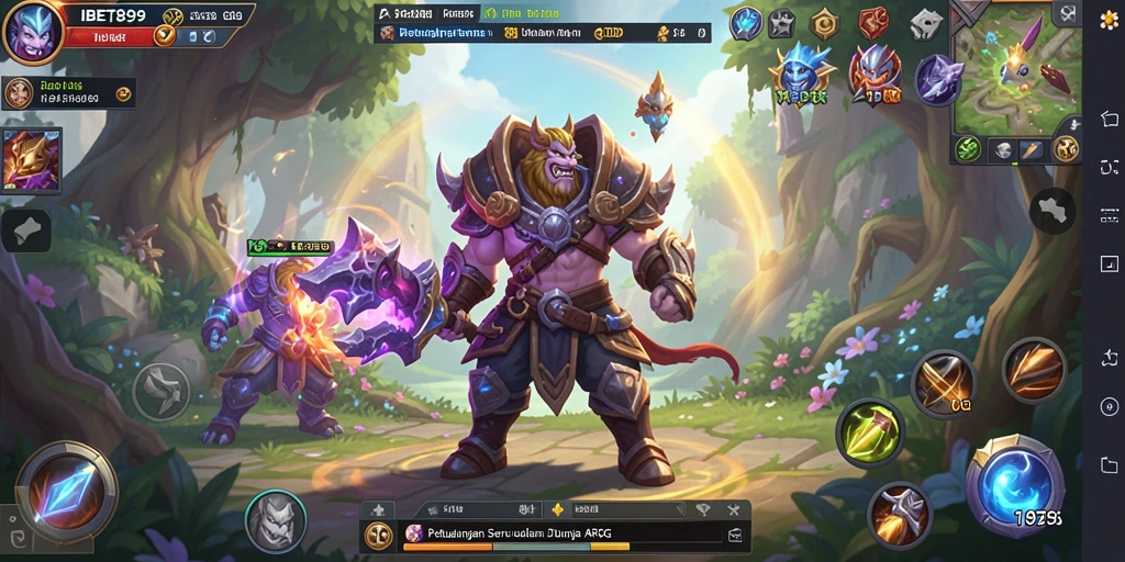 Tampilan menarik dari gameplay petualangan ARPG IBET899 yang mengagumkan.