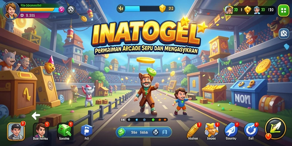 Screenshot gameplay INATOGEL yang menunjukkan keseruan permainan Arcade.