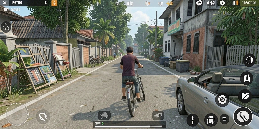 Tampilan gameplay JP6789 dengan interaksi karakter yang dinamis.