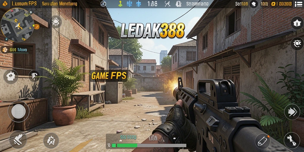 Tampilan grafis menawan di gameplay LEDAK388.