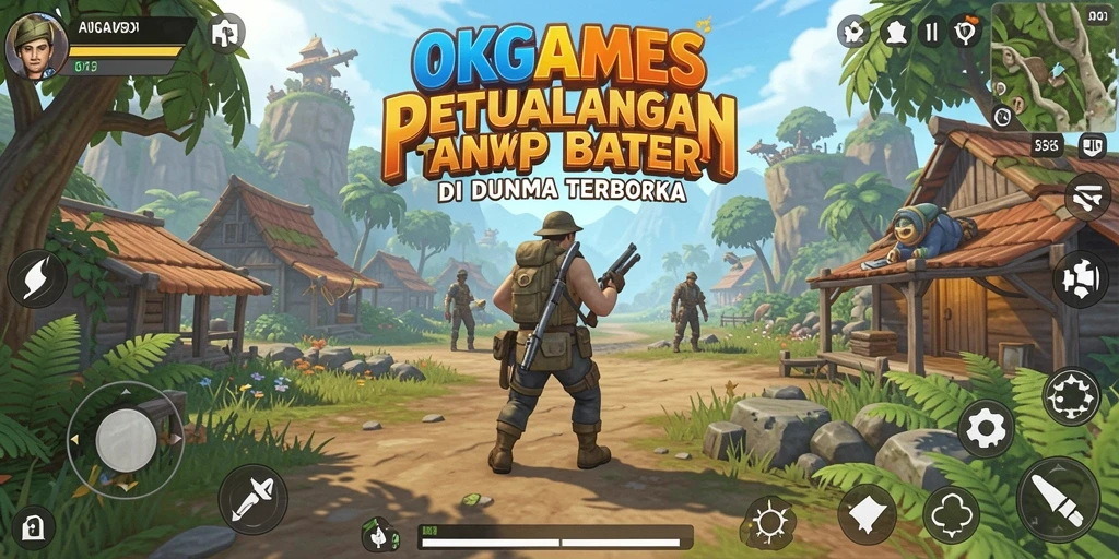 Screwshot gameplay <strong>OKGAMES</strong> menampilkan petualangan di dunia terbuka yang menakjubkan.