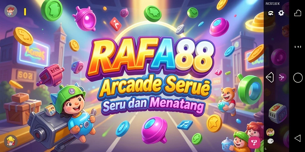 Tampilan gameplay seru dalam RAFA88, menampilkan aksi cepat dan grafis menarik.