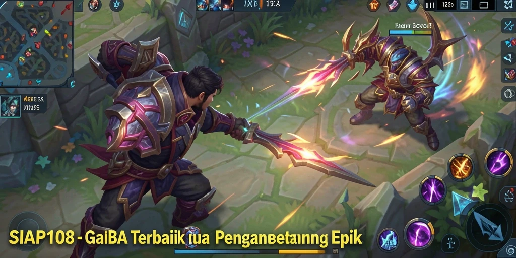 Tampilan gameplay SIAP108 yang mendebarkan dengan pertempuran seru.