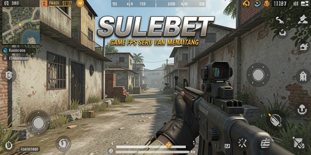 Tangkapan layar gameplay SULEBET yang menunjukkan aksi FPS yang mendebarkan.