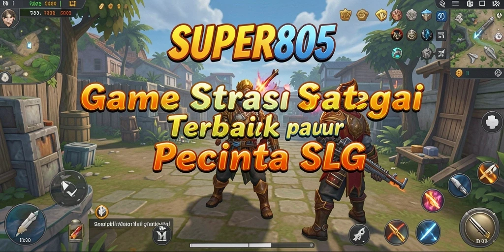 Screenshot utama dari gameplay <strong>SUPER805</strong> yang menunjukkan strategi bertempur yang mendebarkan.