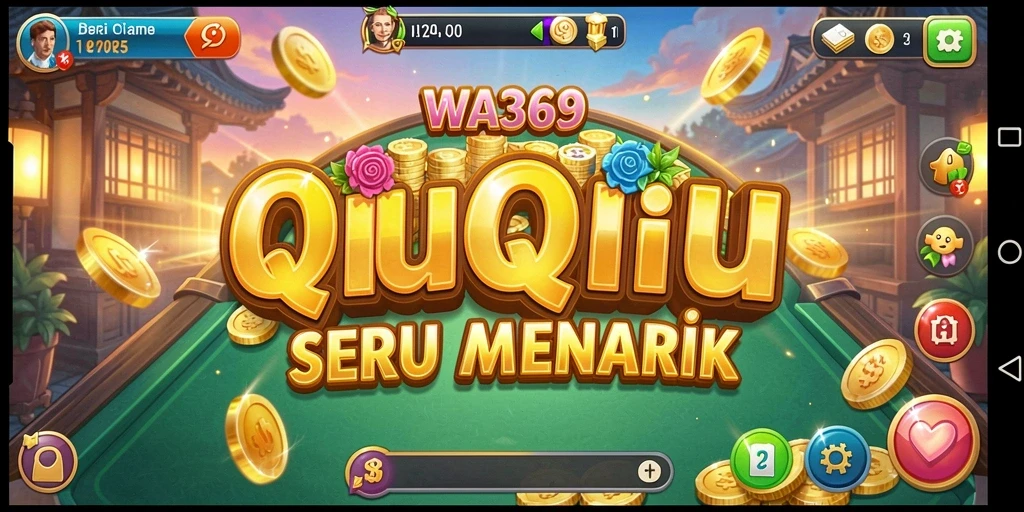 Screenshot gameplay QiuQiu yang seru dan mendebarkan.