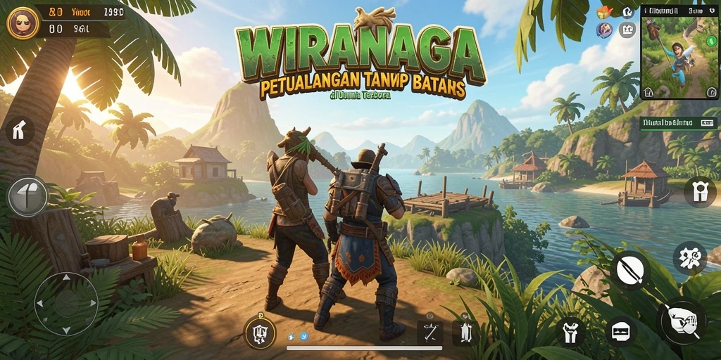 Gameplay WIRANAGA yang mengesankan di dunia terbuka.
